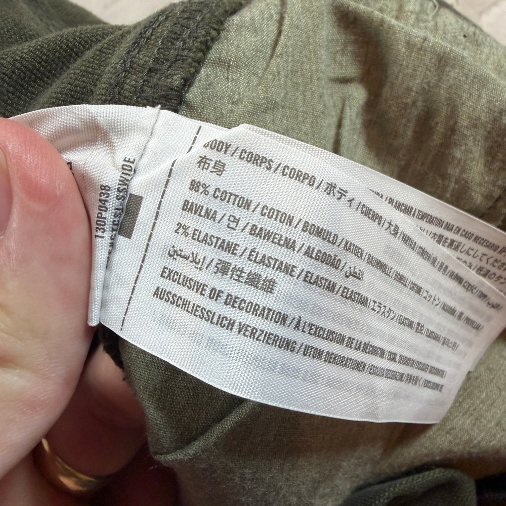 NEW Abercrombie & Fitch Mens 30x28 Athletic Loose Carpenter Pants Olive Green - Picture 8 of 12